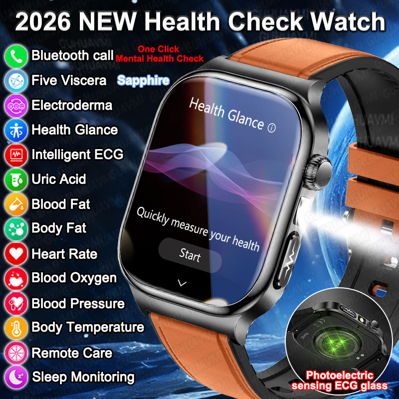 Fall Detection Watch - 2026 Nieuwe Nauwkeurige Diagnose Smartwatch Lichaamsvet
