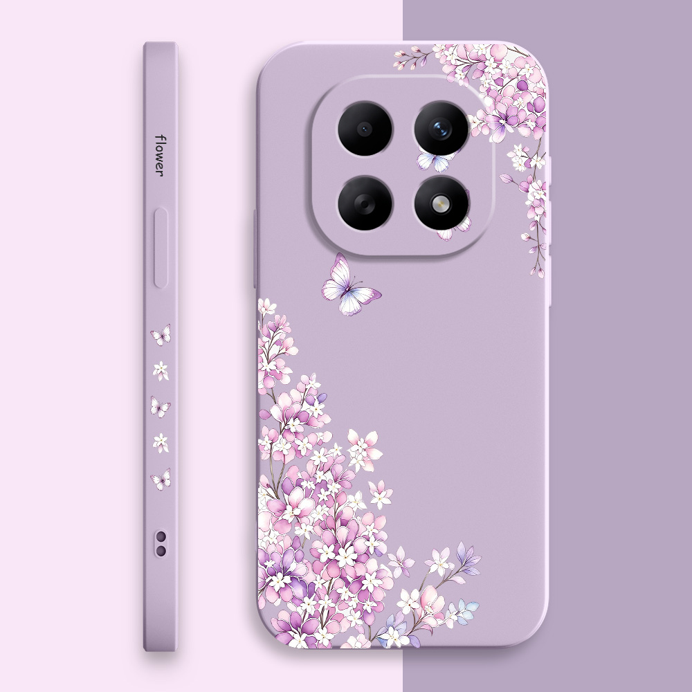 Violet Bloemen Telefoonhoesje  - Xiaomi Redmi Note 14 recensie en prijs