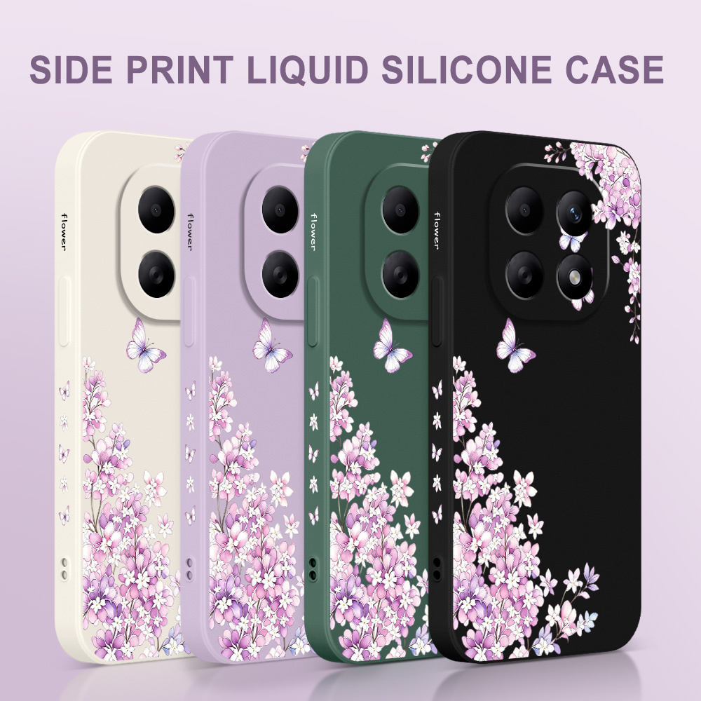 Violet Bloemen Telefoonhoesje  - Xiaomi Redmi Note 14 recensie en prijs