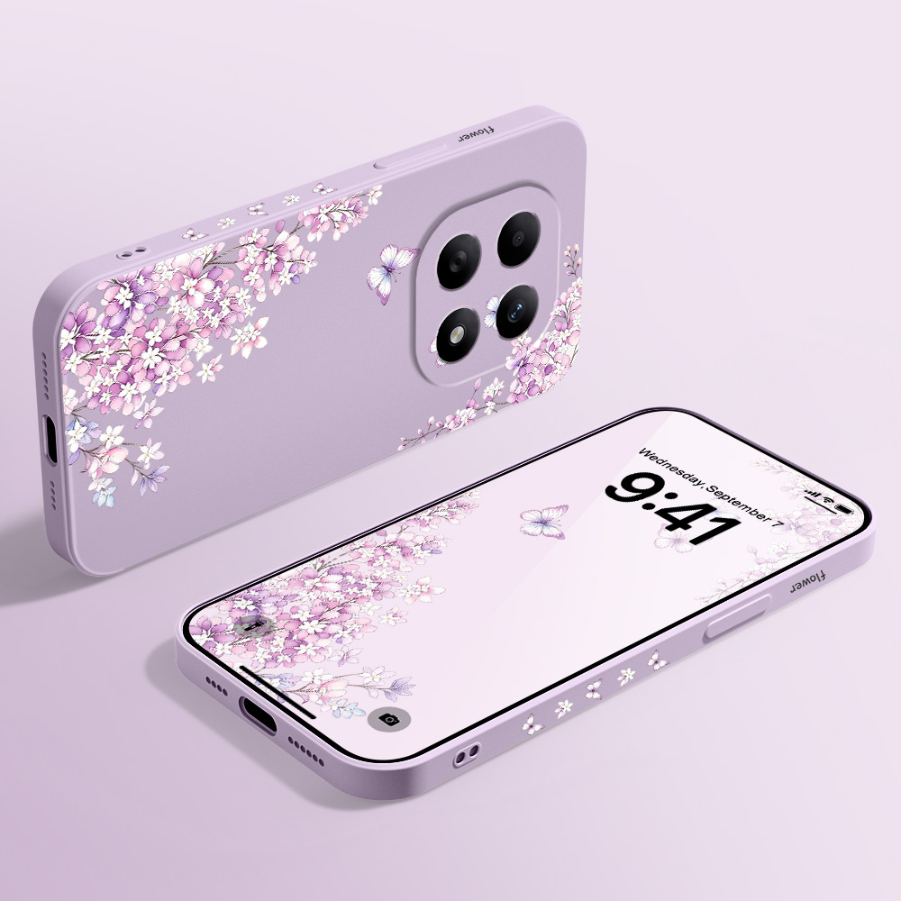Violet Bloemen Telefoonhoesje  - Xiaomi Redmi Note 14 recensie en prijs