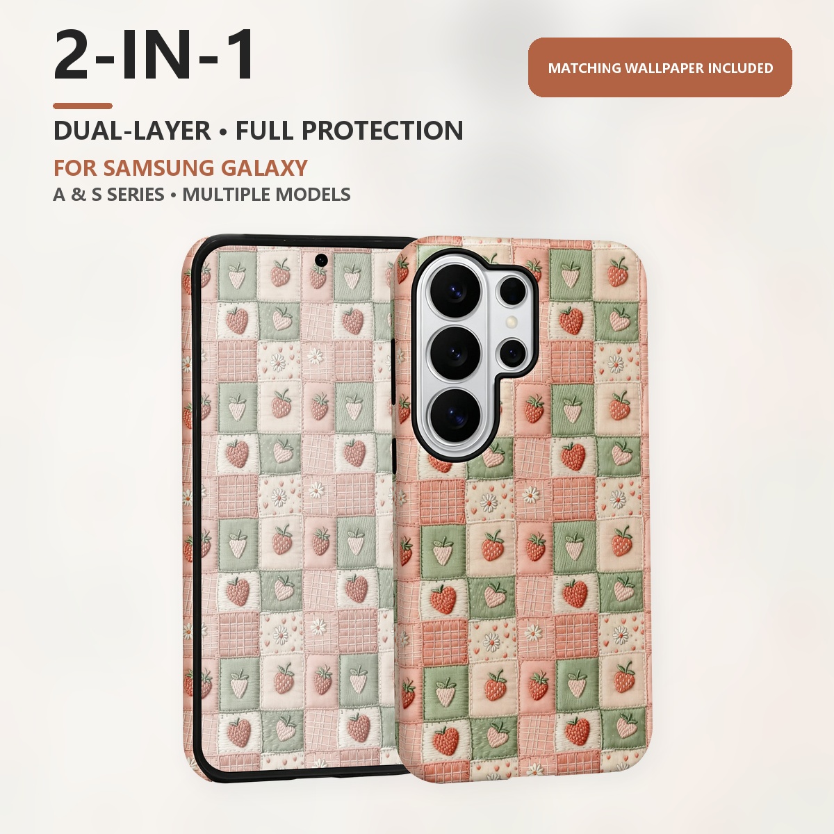 Geborduurde aardbeienpatchwork - Samsung Galaxy S24 recensie en prijs