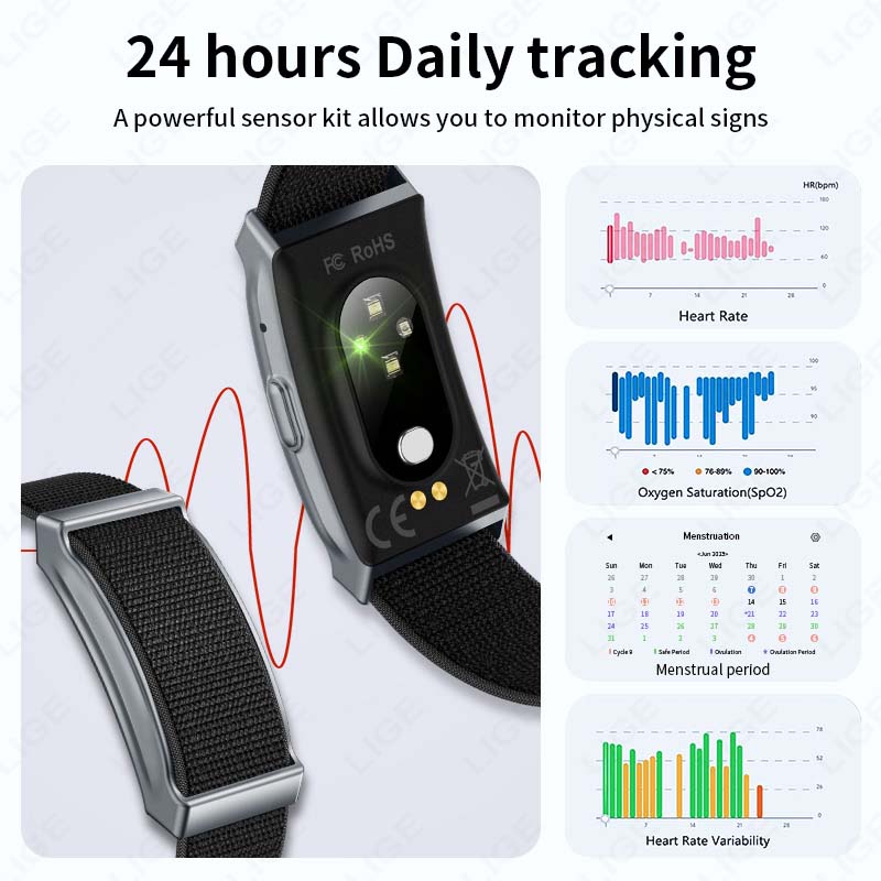 LUIK Geen scherm Sport Fitness - Fall Detection Watch recensie en prijs